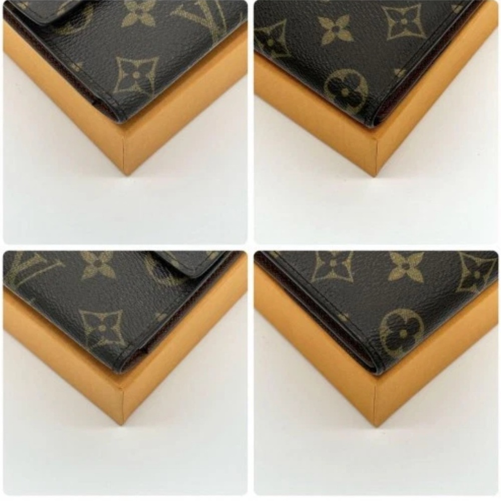 Louis Vuitton Monogram Canvas Trifold Wallet in Brown and Gold - Picture 9 of 11